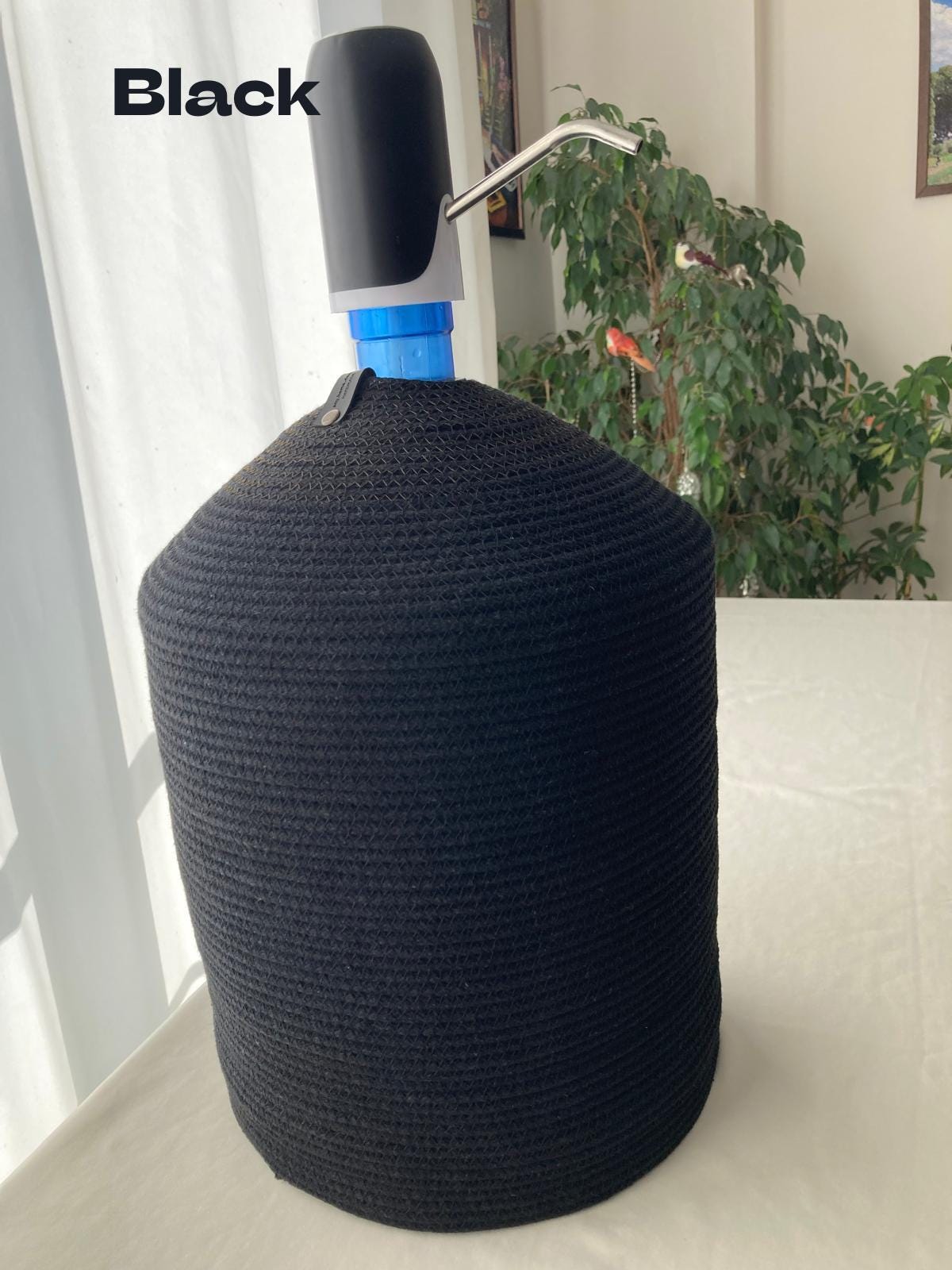Handmade Crochet Water Jug Cover: 5 Gallon Carboy Sleeve