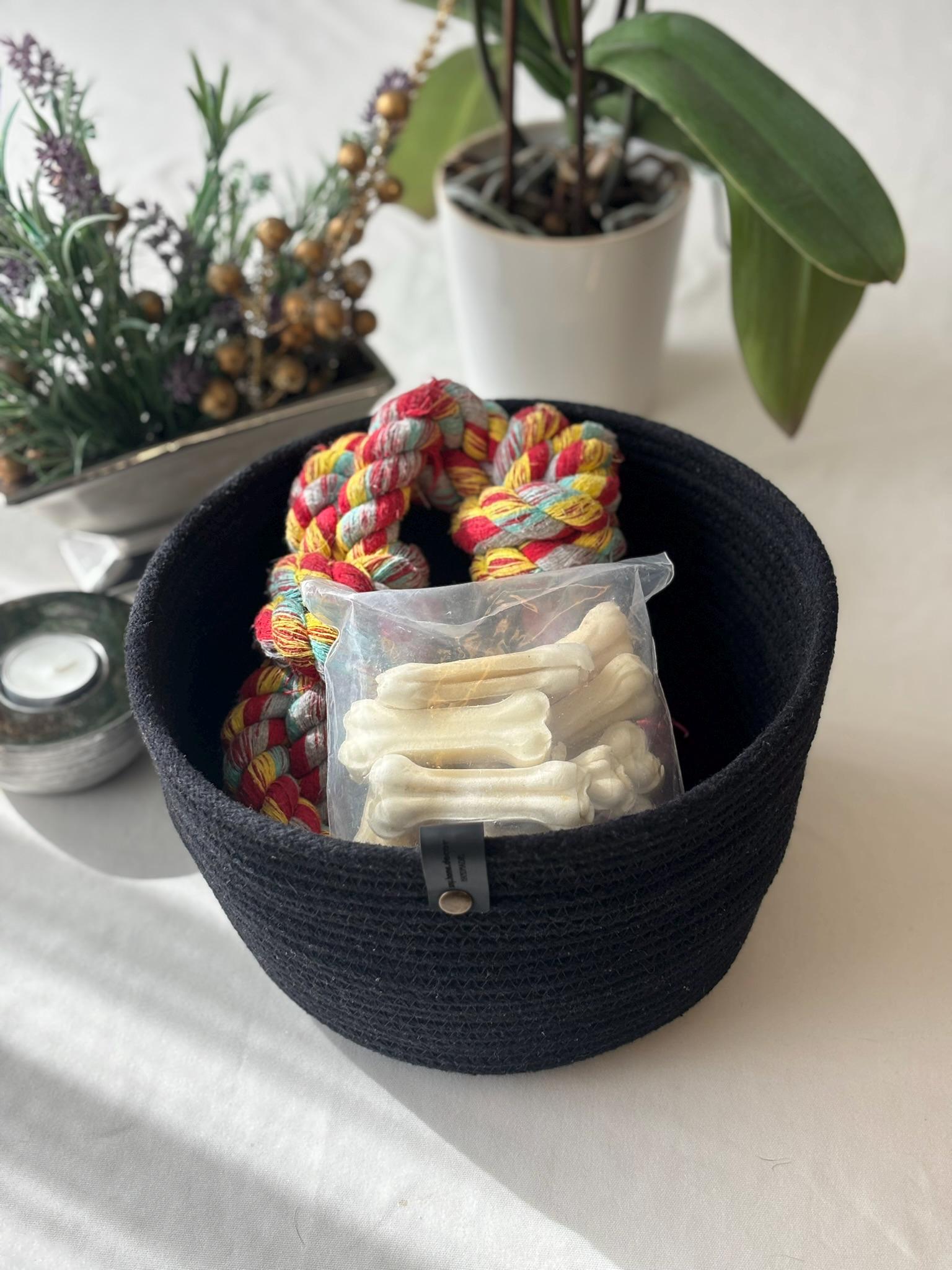 Handmade Woven Storage Basket Set - 8 Sizes - Versatile Home Organizer