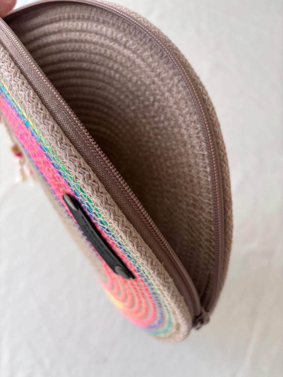 Handmade Jute Rope Shoulder Bag: Braided Boho Beach Tote
