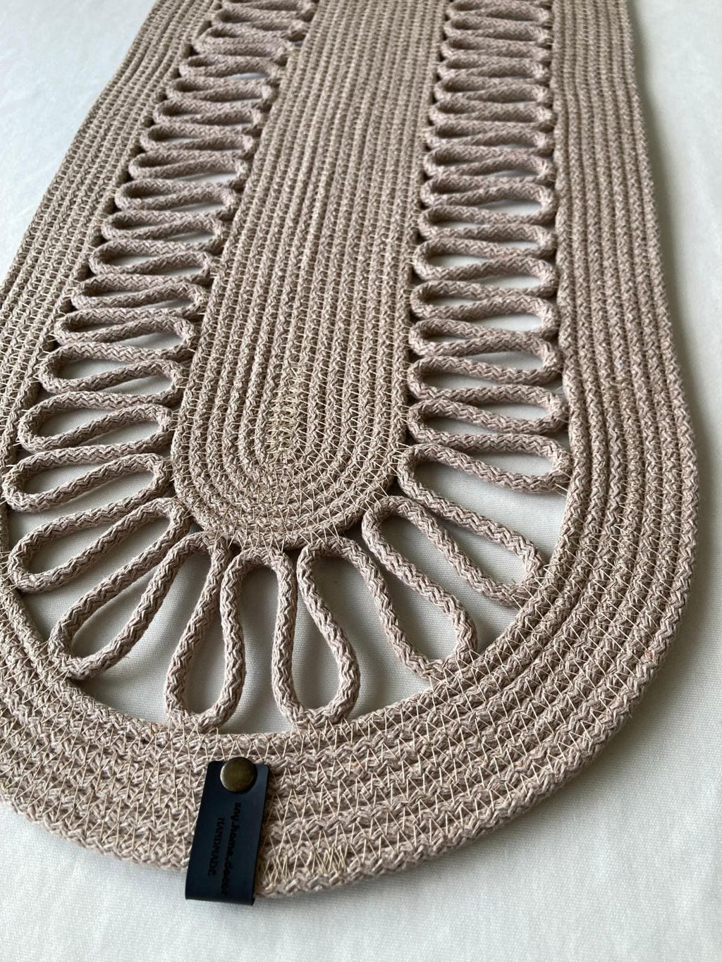 Crochet Cotton Table Runner: Boho Style, Handmade Table Linens