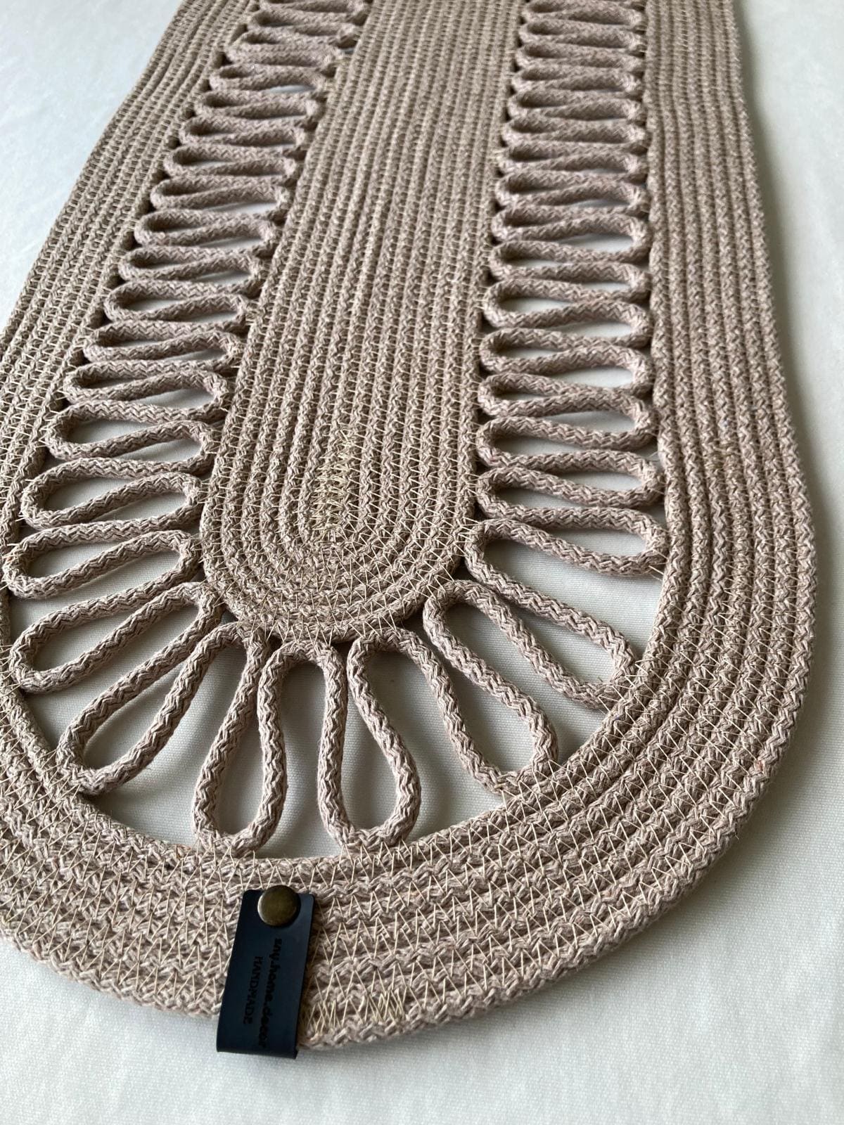 Crochet Cotton Table Runner: Boho Style, Handmade Table Linens