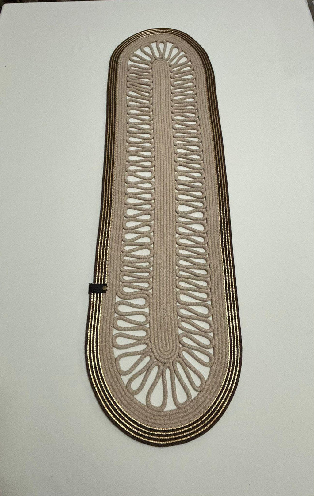 Crochet Cotton Table Runner: Boho Style, Handmade Table Linens