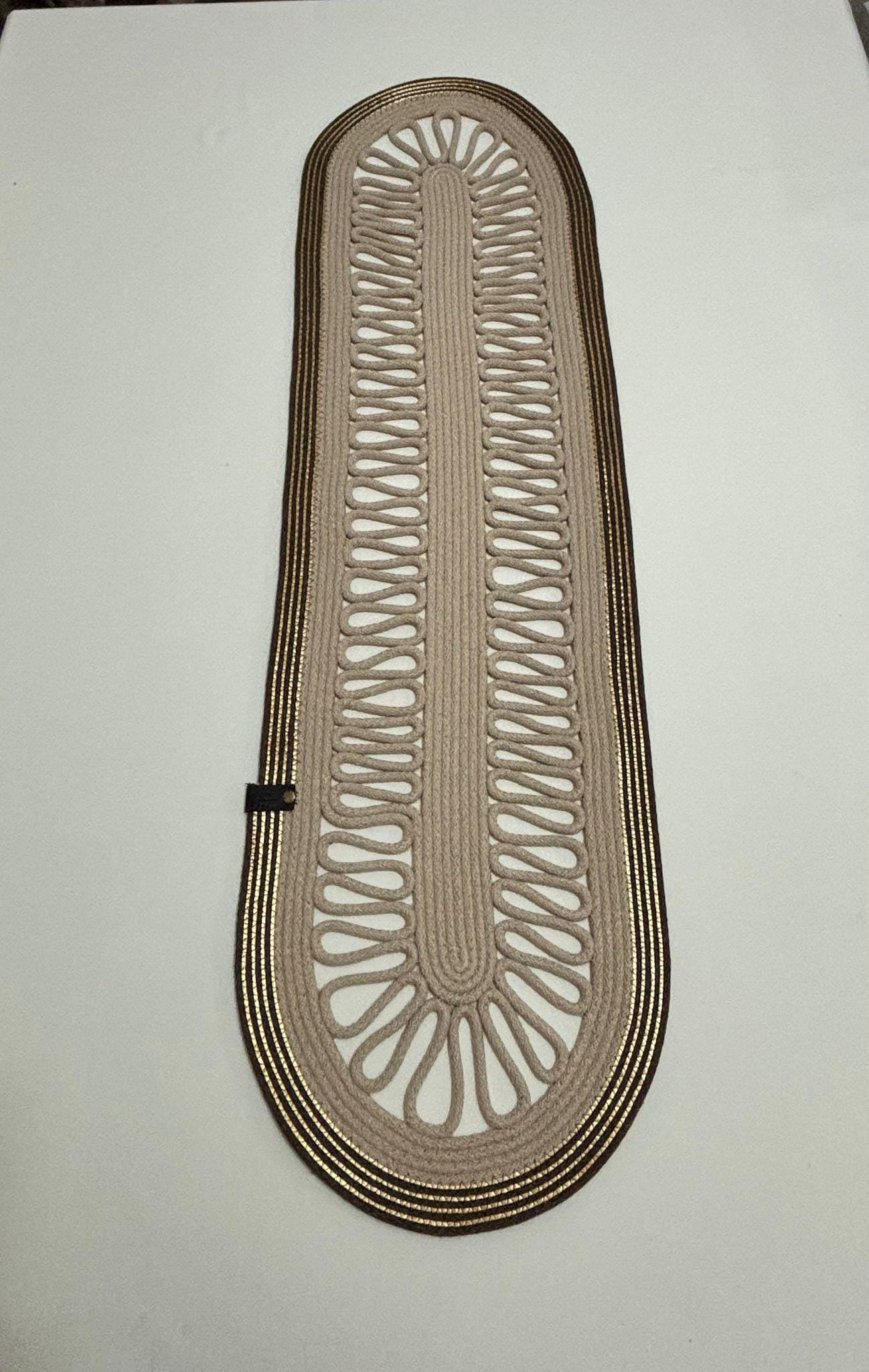 Crochet Cotton Table Runner: Boho Style, Handmade Table Linens