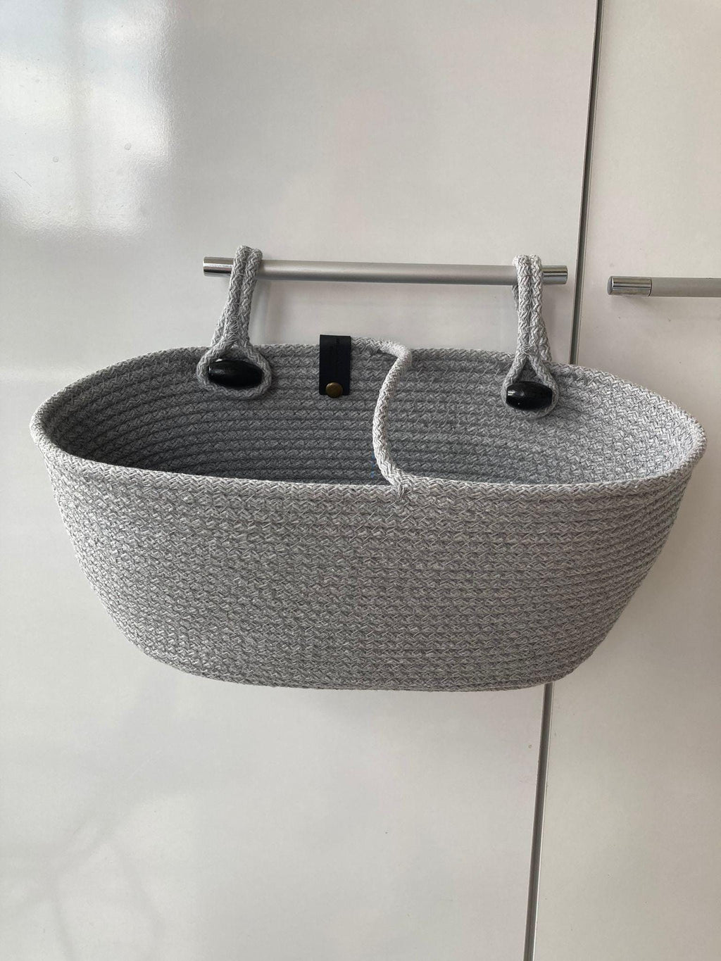 Hanging Cotton Rope Storage Basket: Multi-Use Organizer