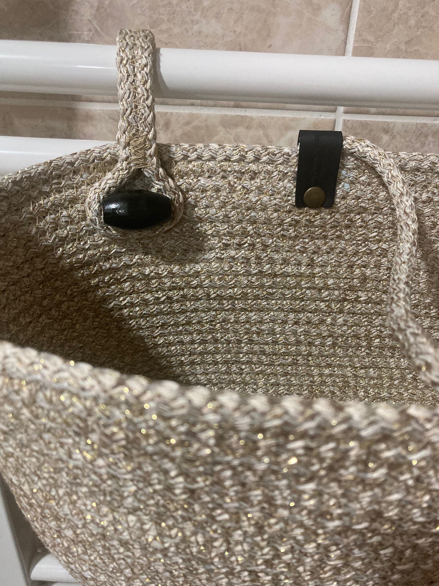 Hanging Cotton Rope Storage Basket: Multi-Use Organizer