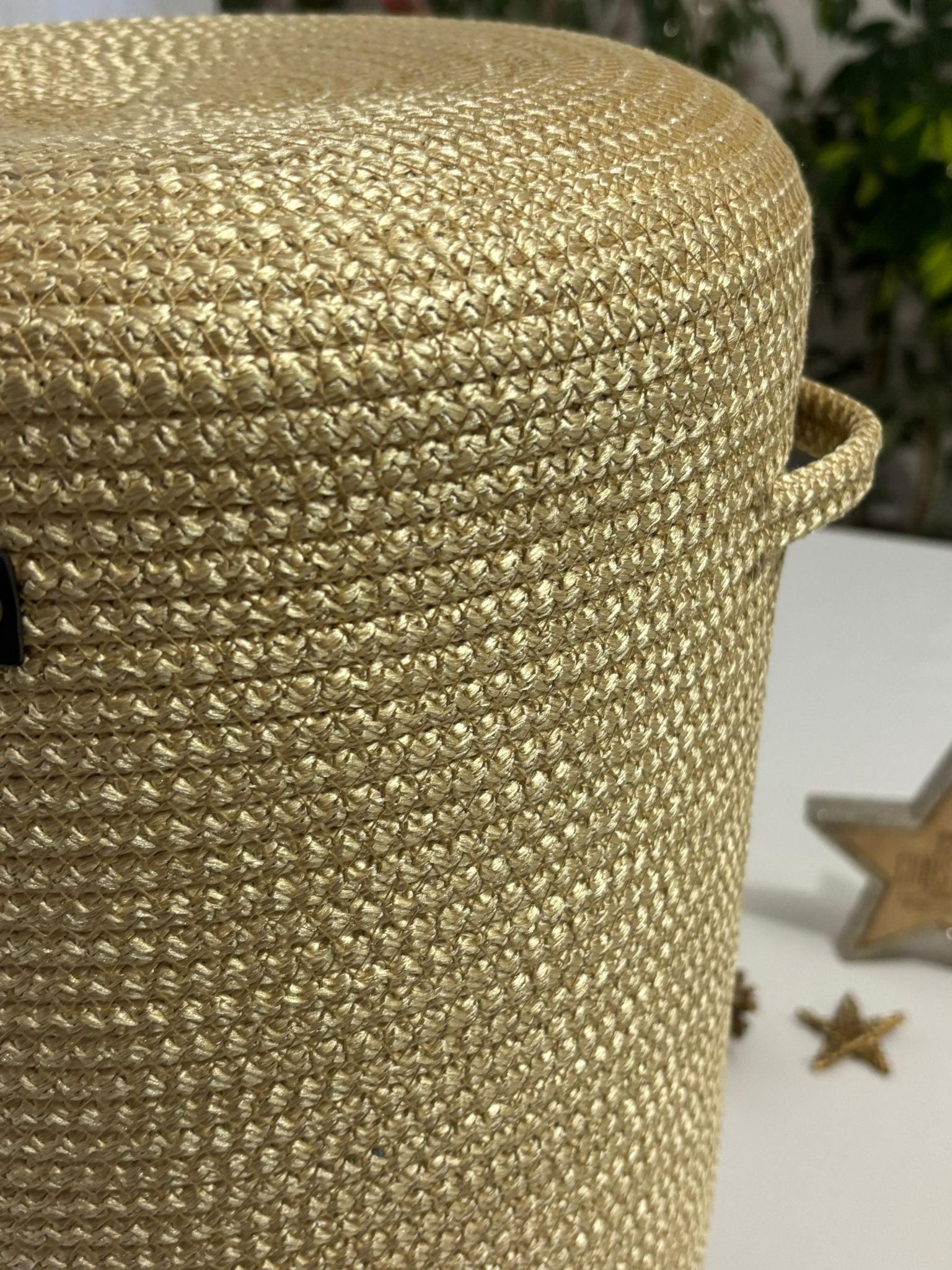 Handmade Woven Water Dispenser Bottle Cover: Rustic Crochet Carboy Cover