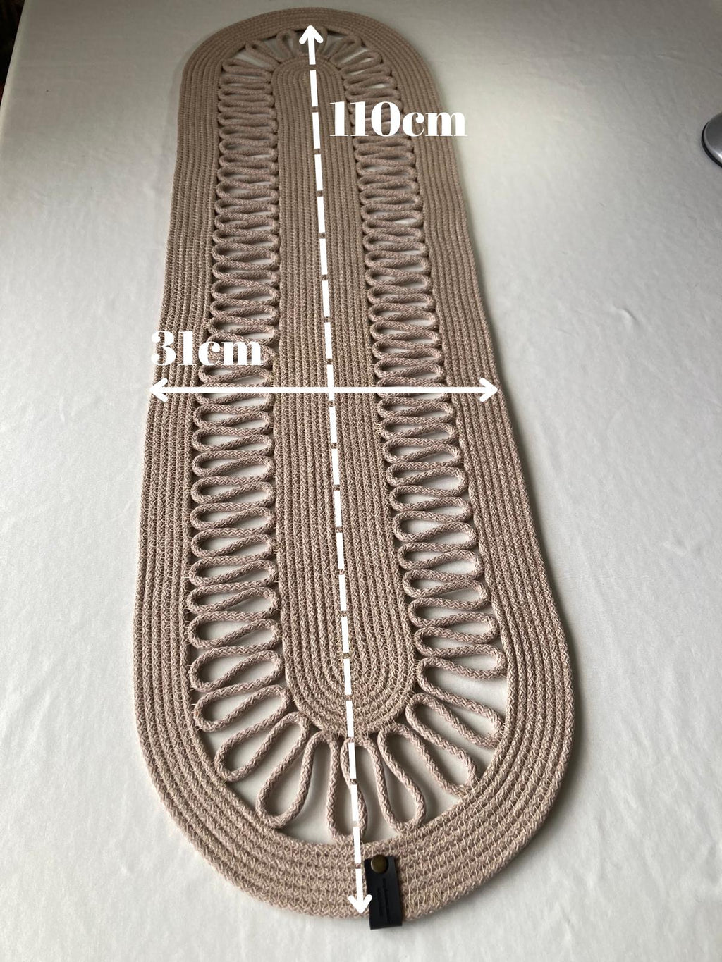 Crochet Cotton Table Runner: Boho Style, Handmade Table Linens