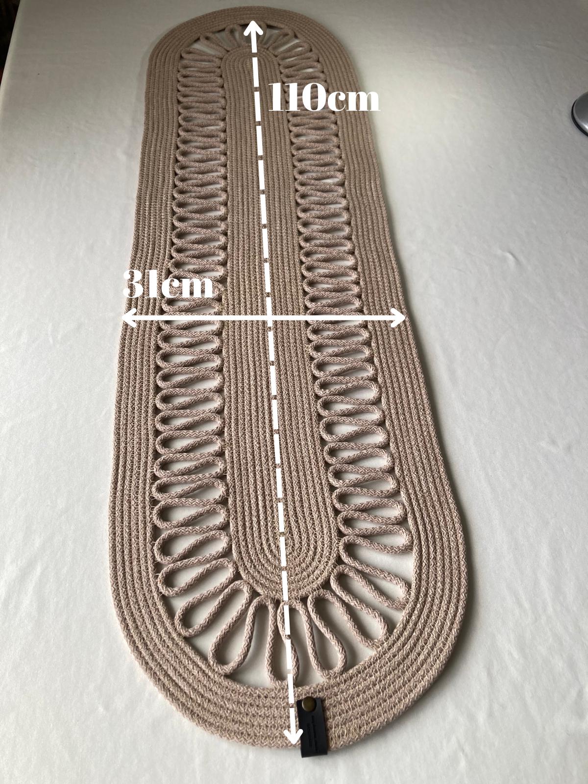 Crochet Cotton Table Runner: Boho Style, Handmade Table Linens