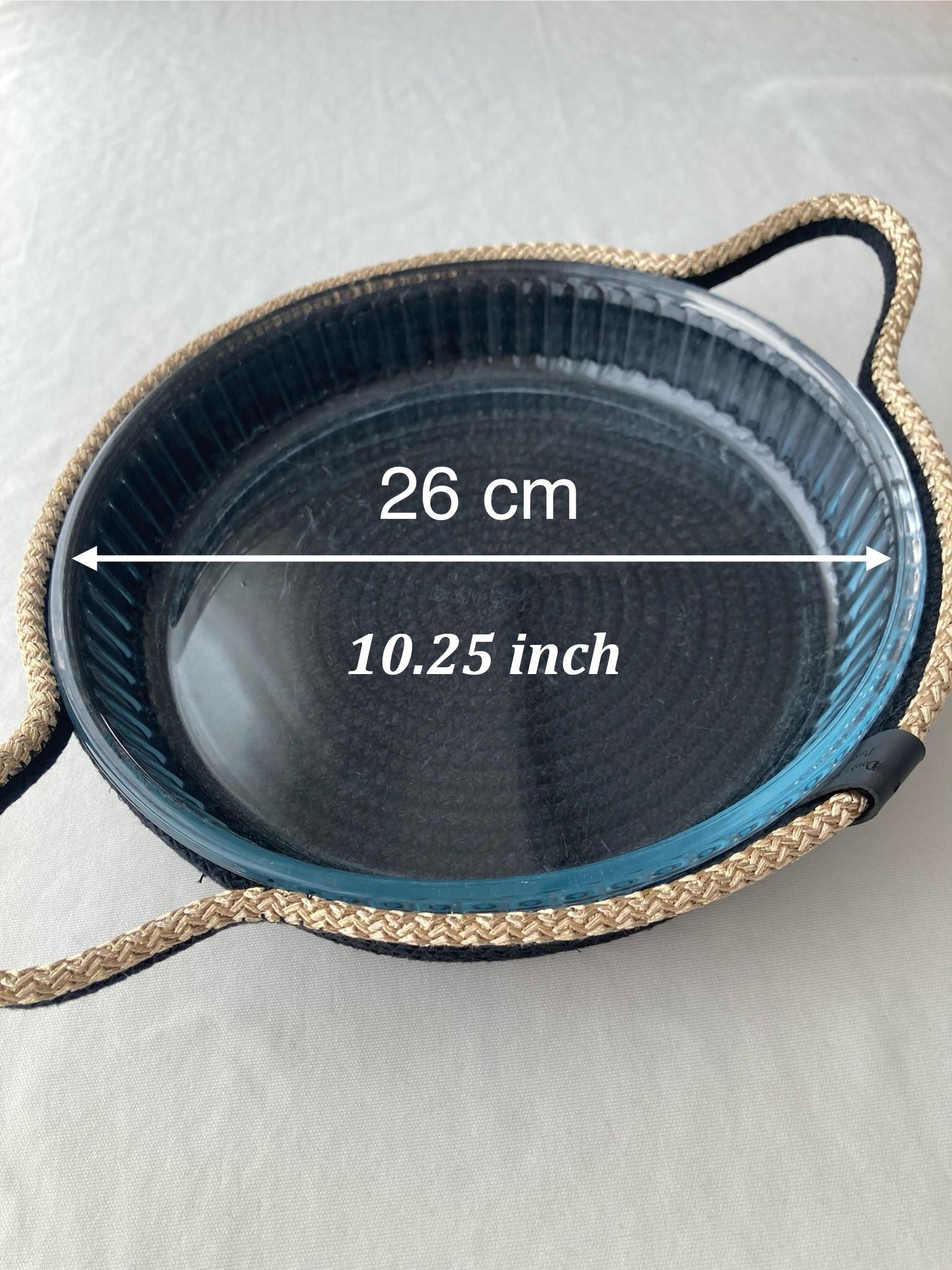 Handmade Terracotta Casserole Dish with Woven Cover - Hot Meal Serving