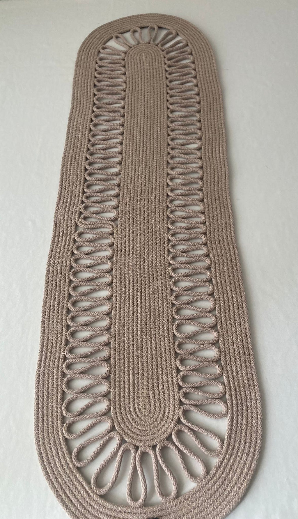 Crochet Cotton Table Runner: Boho Style, Handmade Table Linens