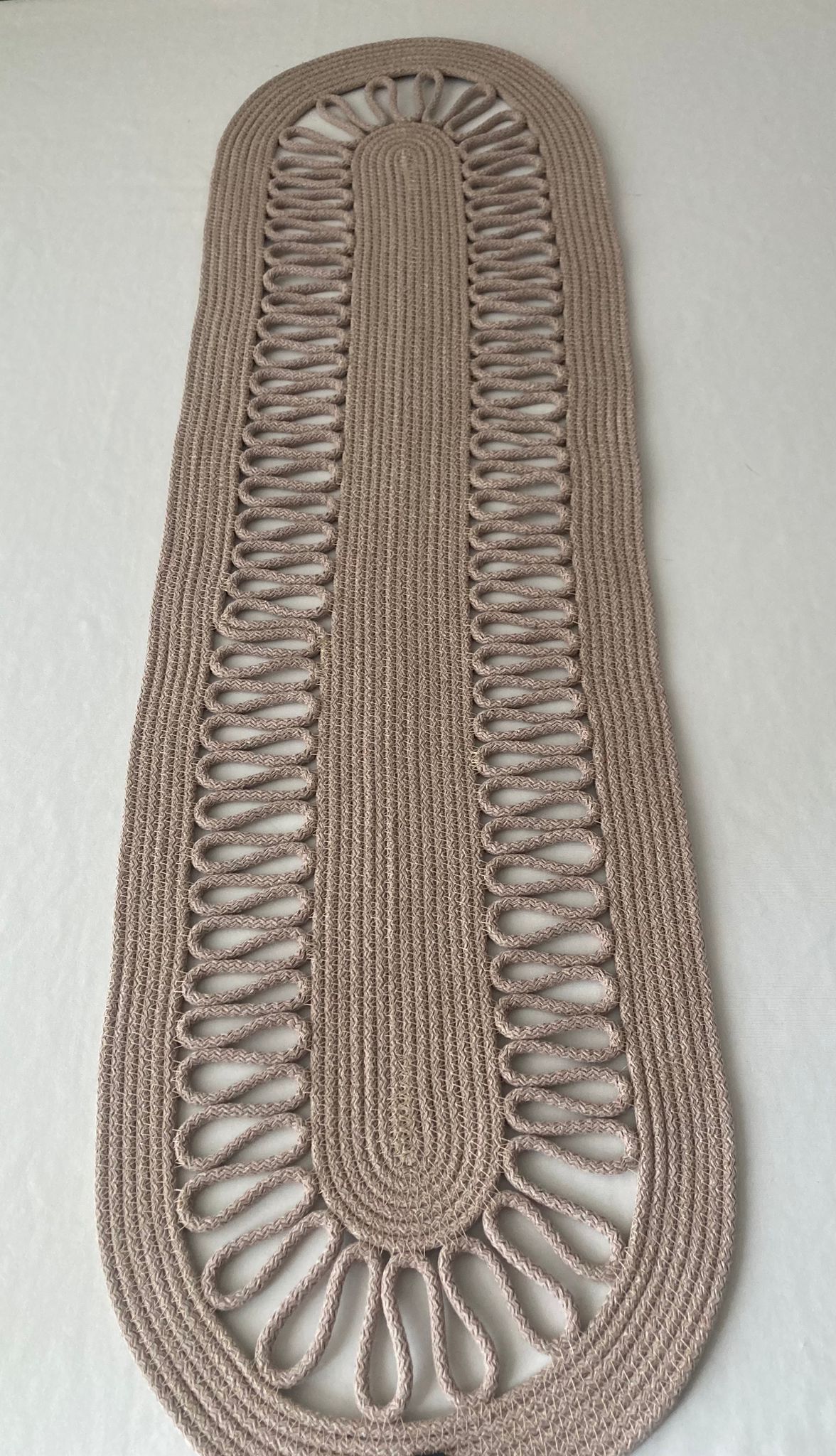Crochet Cotton Table Runner: Boho Style, Handmade Table Linens