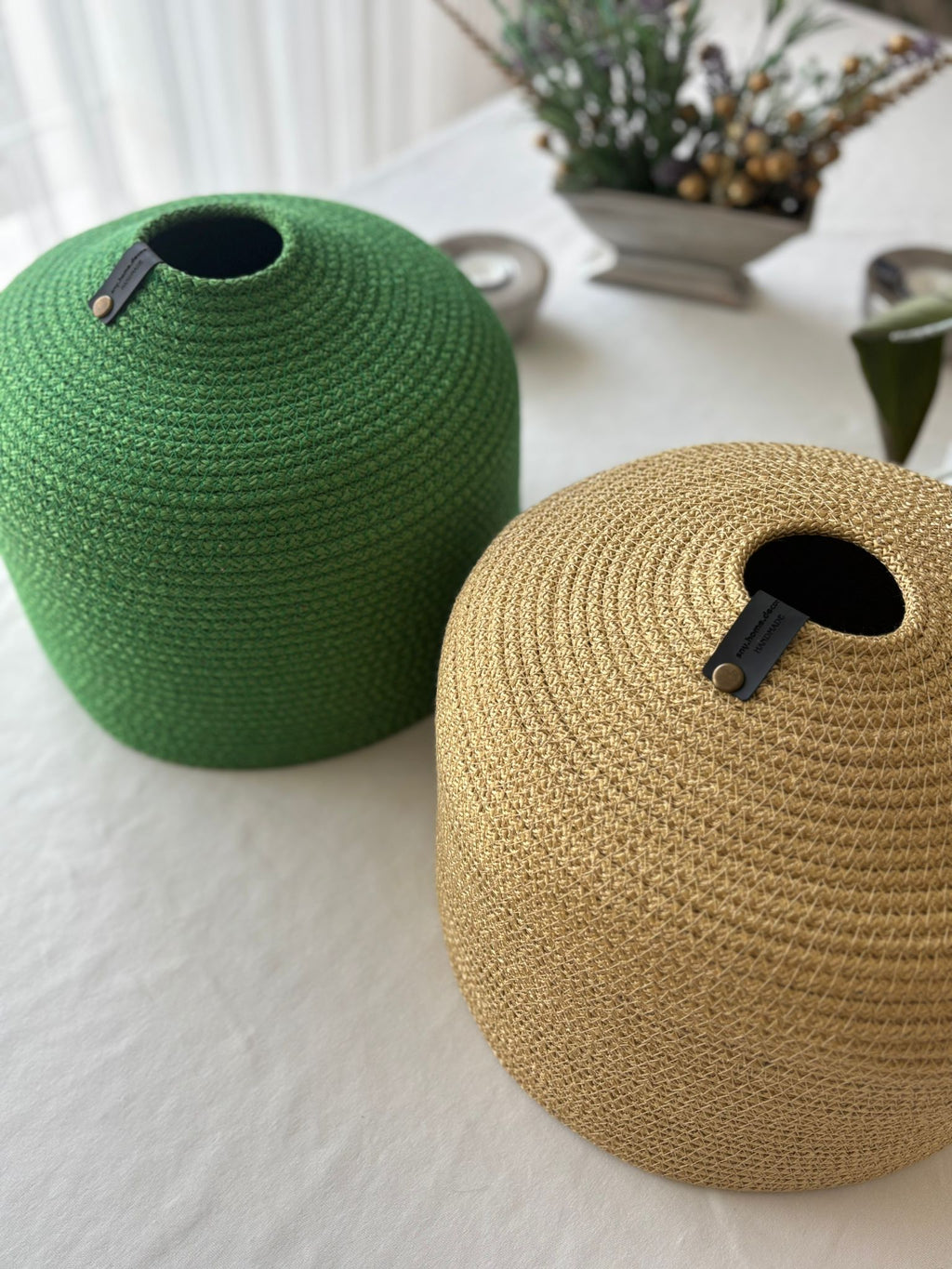 2.5 Gal Jute Water Jug Cover | Crochet Carboy Protector & Storage | Unique Housewarming Gift.