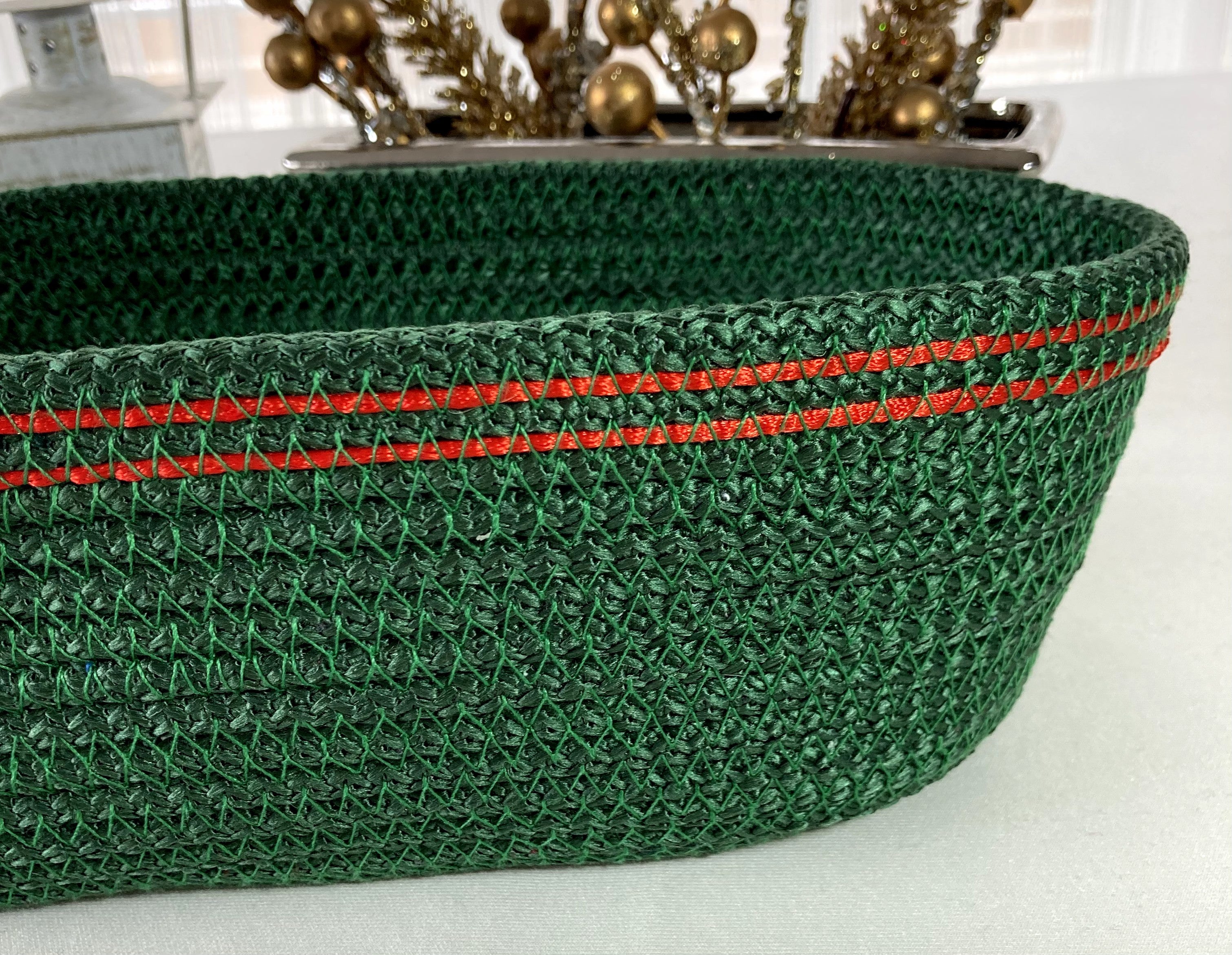 Handmade Green Rope Placemat Set – Woven Dining Table Decor