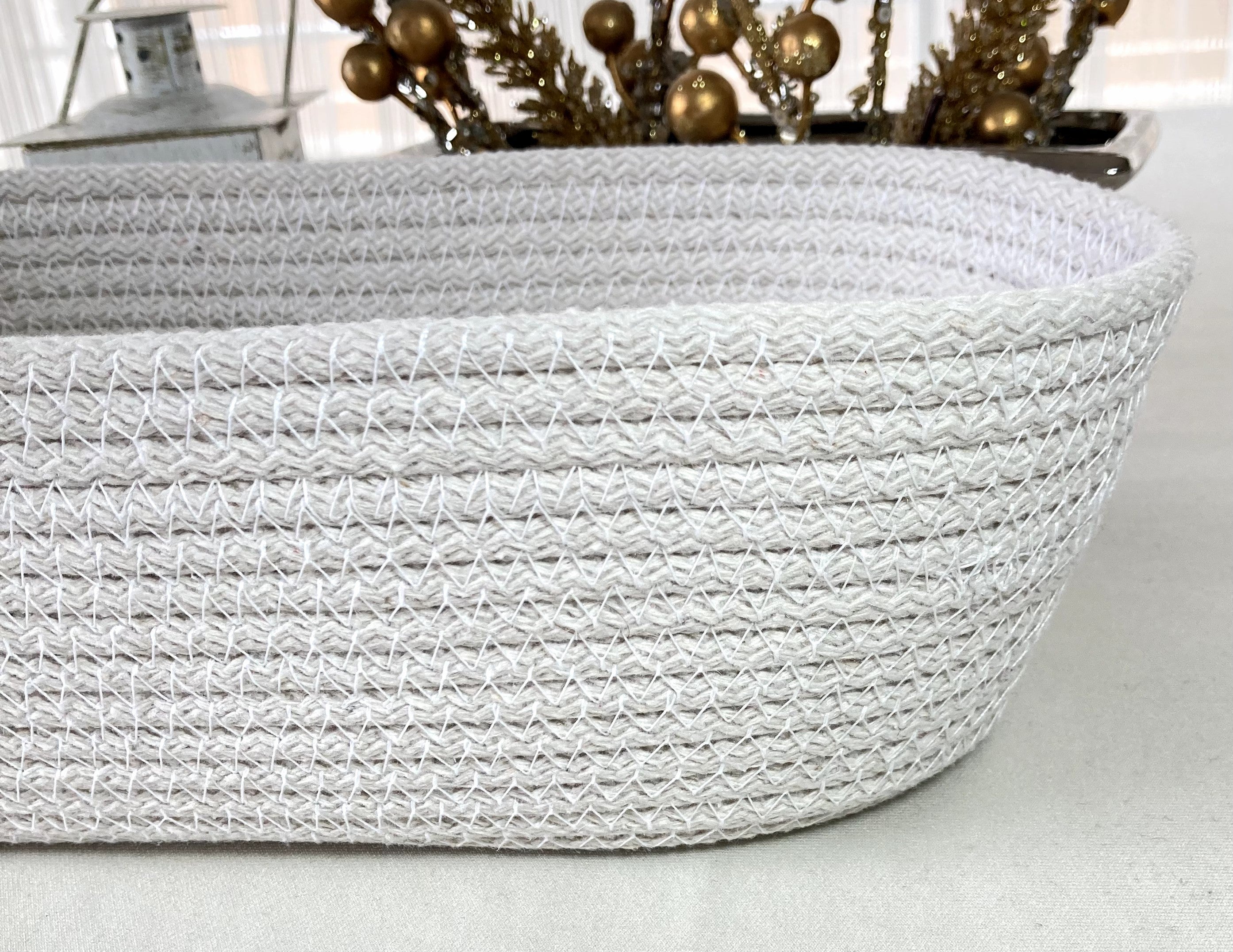 Handmade Cotton Rope Placemat Set: Dining Table Decor