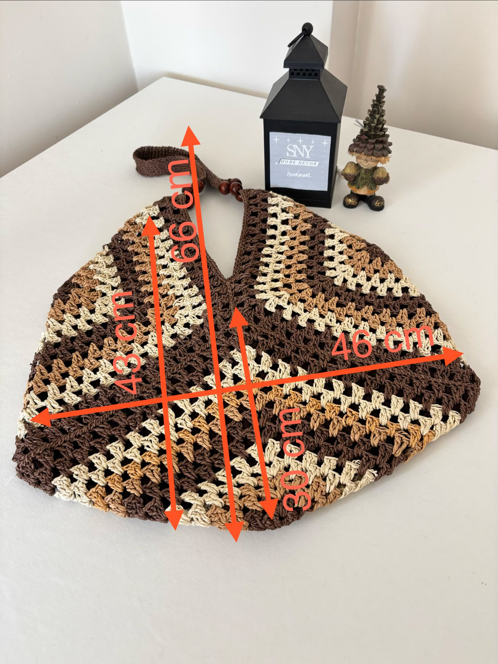 Handmade Raffia Crochet Beach Bag, Summer Market Bag, Boho Shoulder Tote, Lightweight Vacation Bag, Eco Friendly Large Women's Handbag