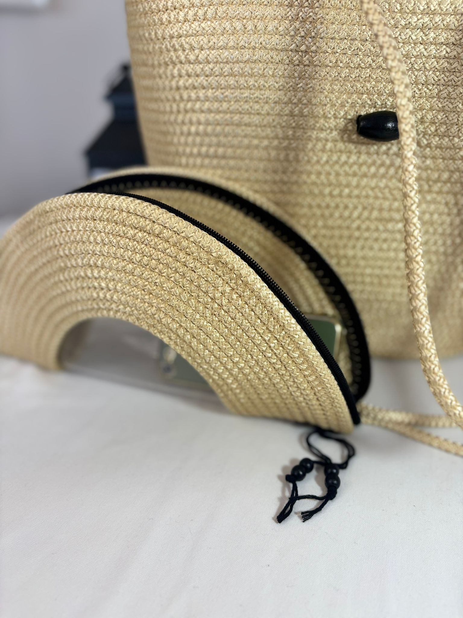 Gold Handmade Jute Rope Tote Bag - Braided Beach Shoulder Bag - Boho Summer Handbag