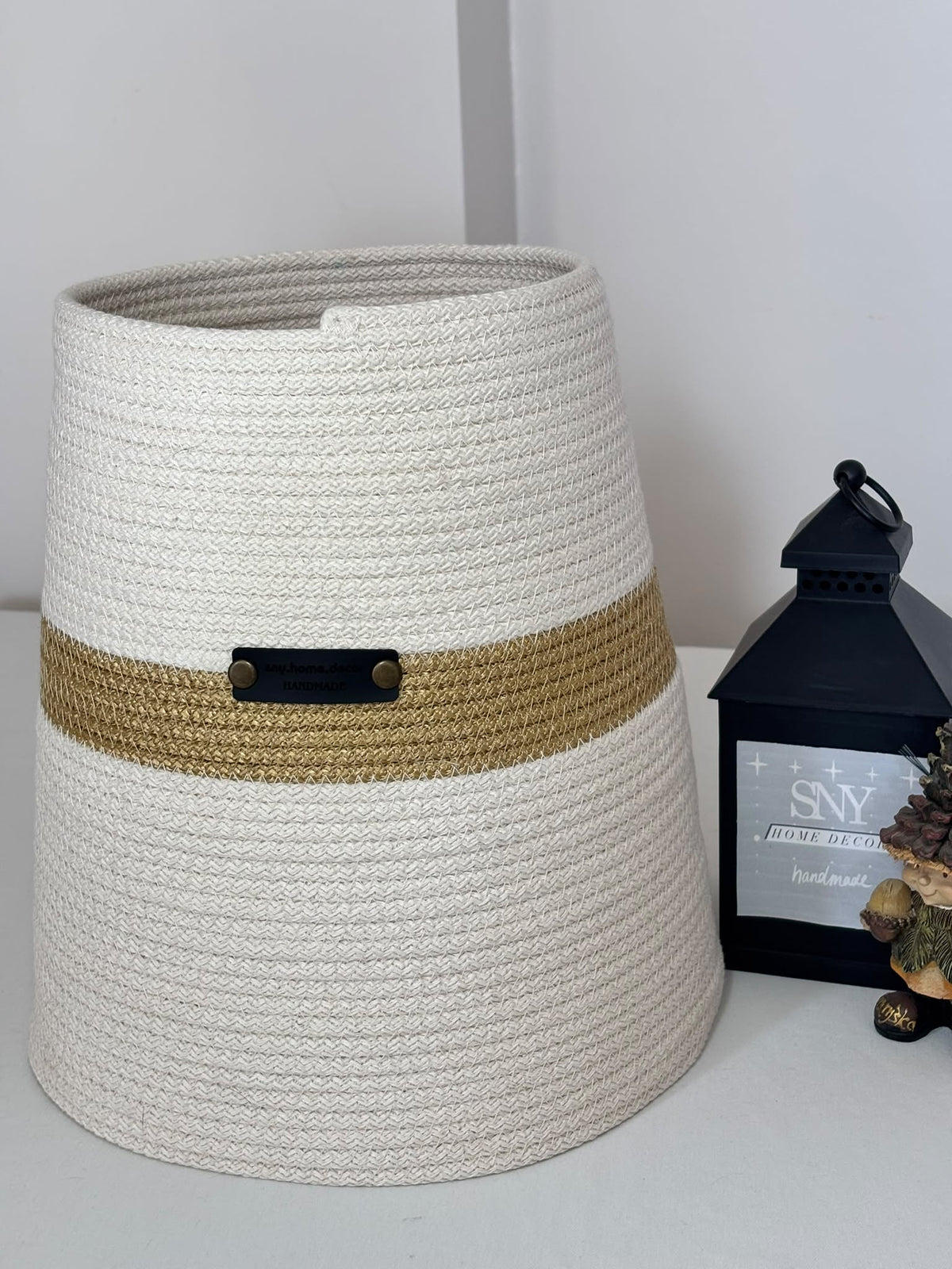 Round wicker Christmas tree collar ,stand cover; woven tree skirt, Christmas tree enclosure, Christmas tree base Cover / plant pot cover