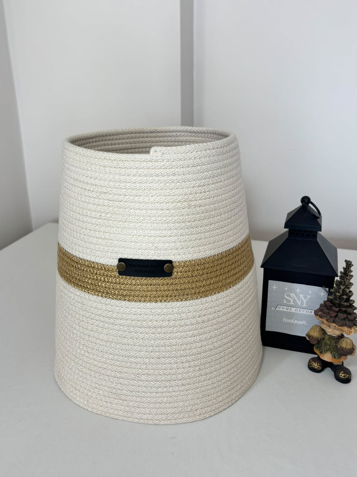 Round wicker Christmas tree collar ,stand cover; woven tree skirt, Christmas tree enclosure, Christmas tree base Cover / plant pot cover