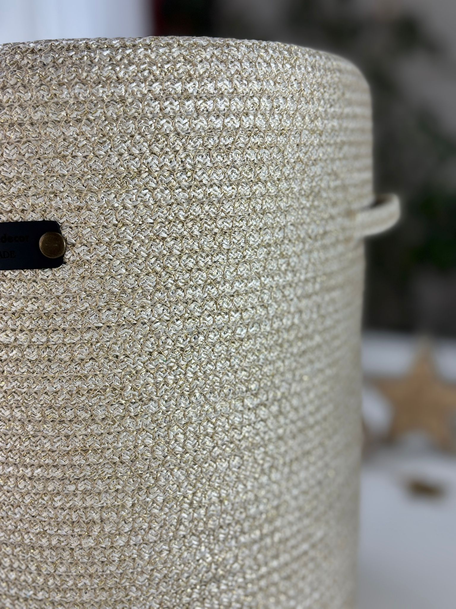 Handmade Woven Water Dispenser Bottle Cover: Rustic Crochet Carboy Cover