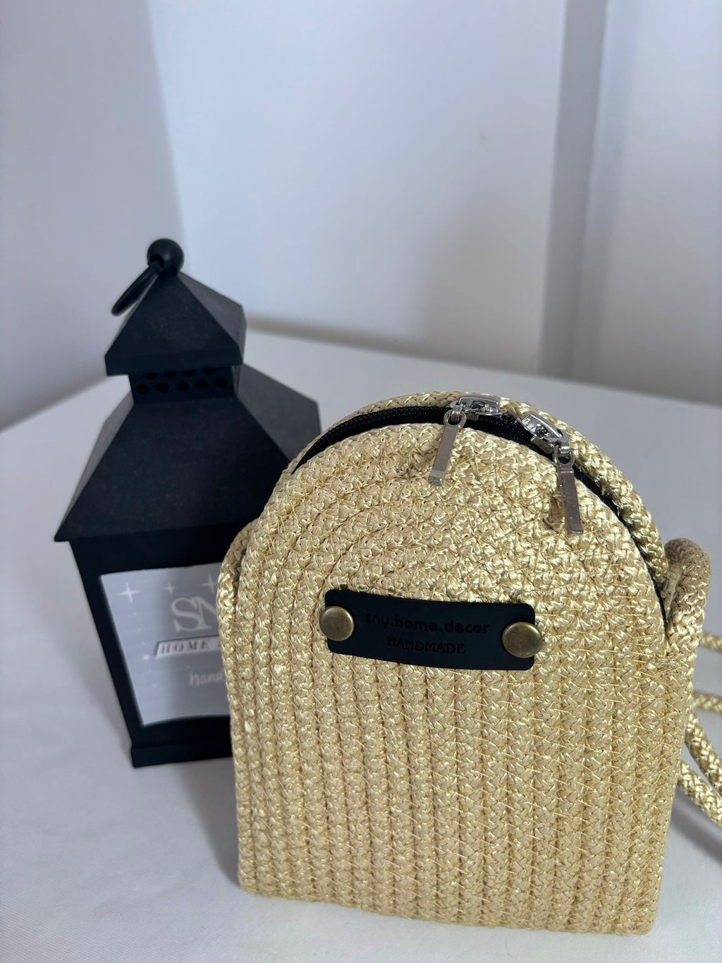 Handmade Woven Phone Crossbody Bag, Straw Cell Phone Purse, Boho Summer Phone Bag, Small Shoulder Bag, Beach Travel Bag