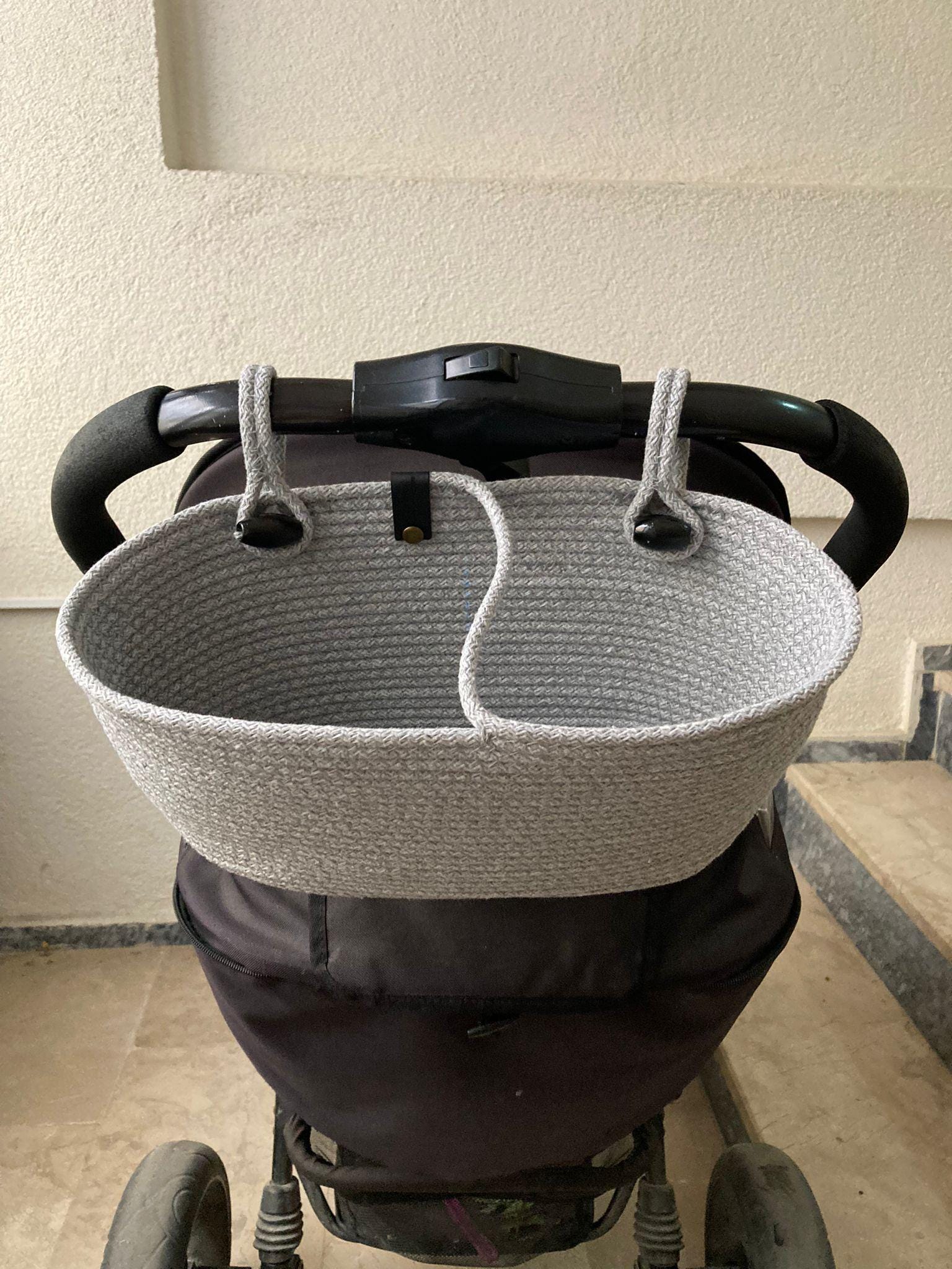 Hanging Cotton Rope Storage Basket: Multi-Use Organizer
