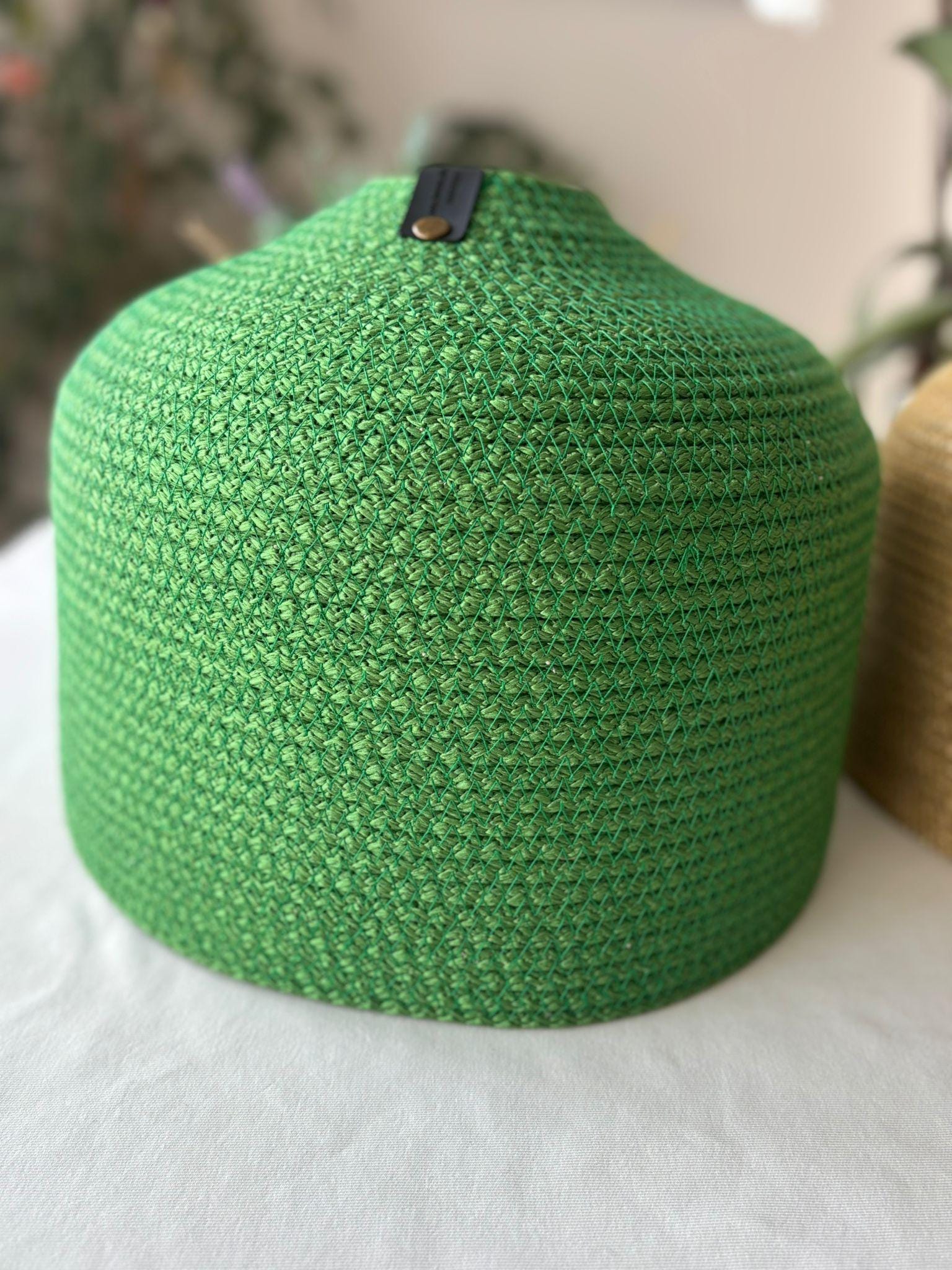 2.5 Gal Jute Water Jug Cover | Crochet Carboy Protector & Storage | Unique Housewarming Gift.