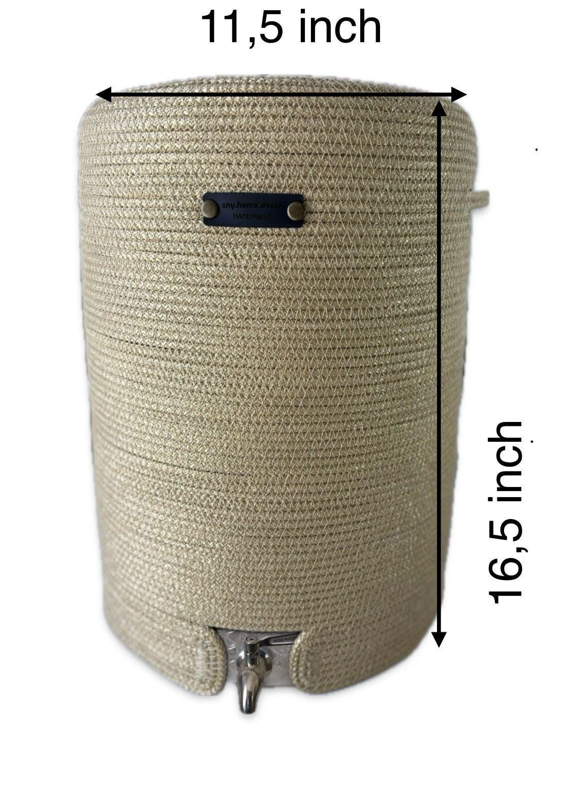 Handmade Crochet Water Jug Cover: 2.5 Gallon Carboy Sleeve