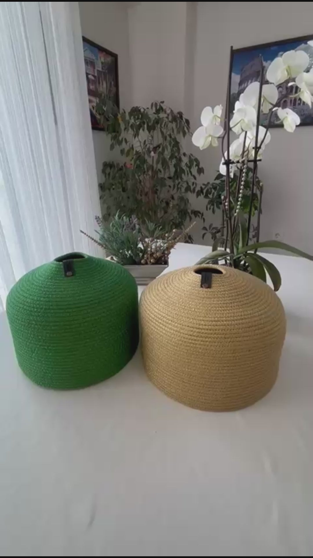 2.5 Gal Jute Water Jug Cover | Crochet Carboy Protector & Storage | Unique Housewarming Gift.